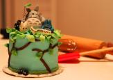 totoro cake and friends, custom cake